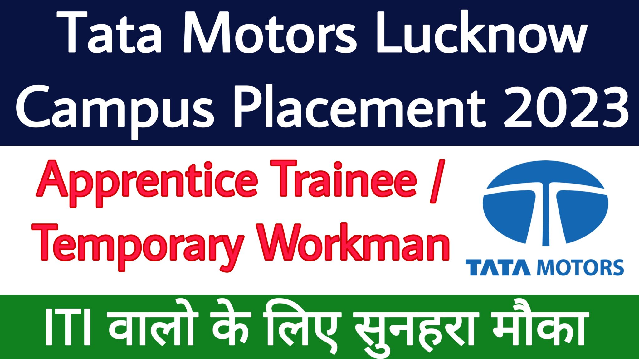 Tata Motors Lucknow Campus Placement Iti Education