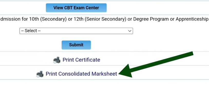 ITI Marksheet Download 