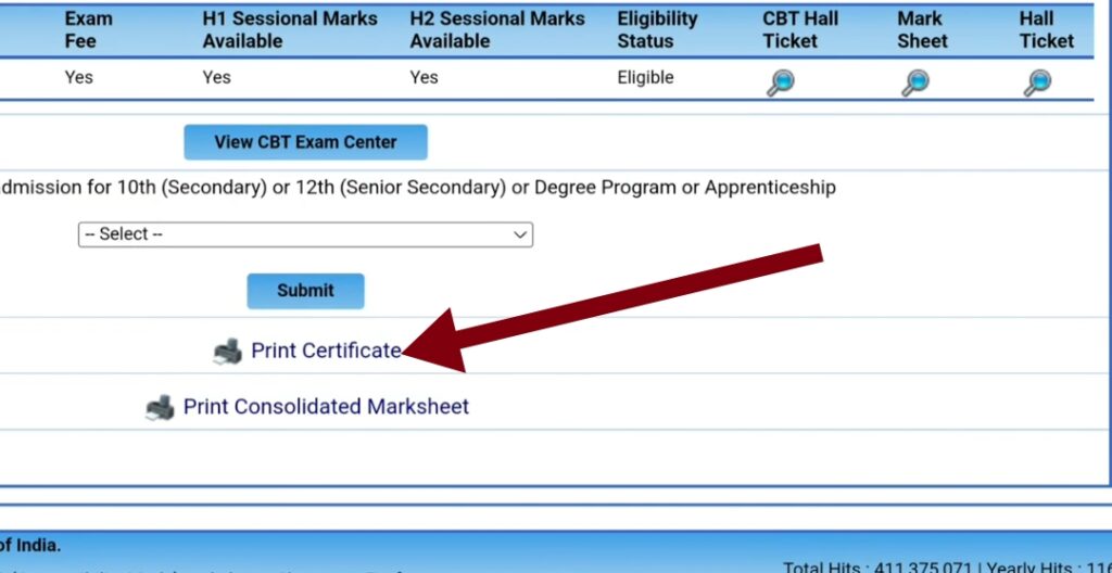 ITI Certificate Download 