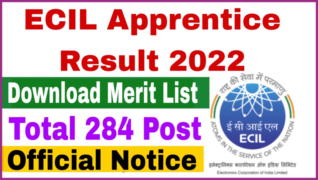 ECIL Apprentice Result 2022