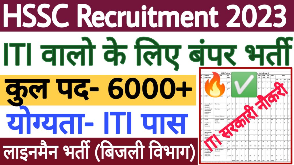 HSSC ALM Recruitment 2023