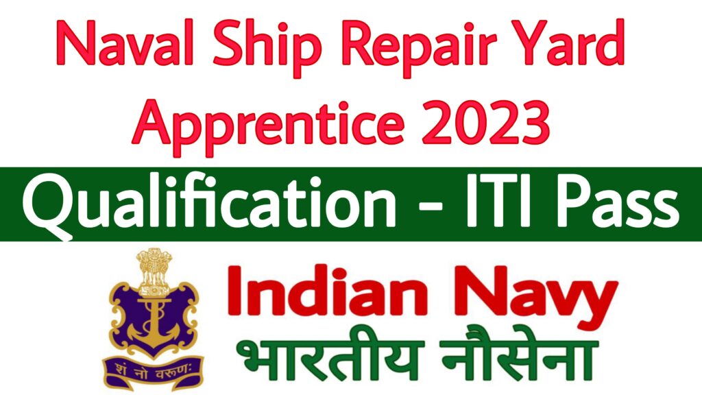 Naval Ship Repair Yard Apprentice 2023