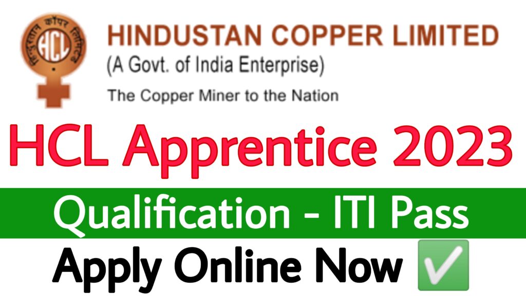 Hindustan Copper Limited Apprentice 2023