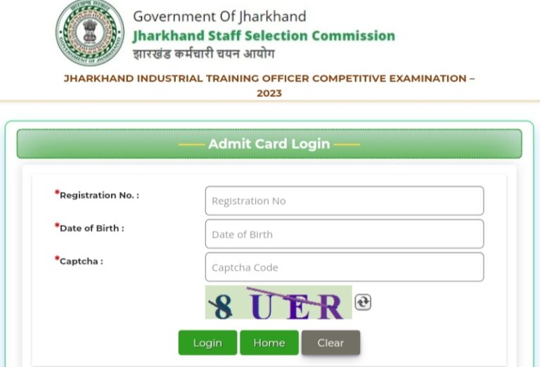 Jssc Instructor Admit Card Iti Education