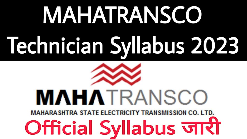 MAHATRANSCO Technician Syllabus 2023