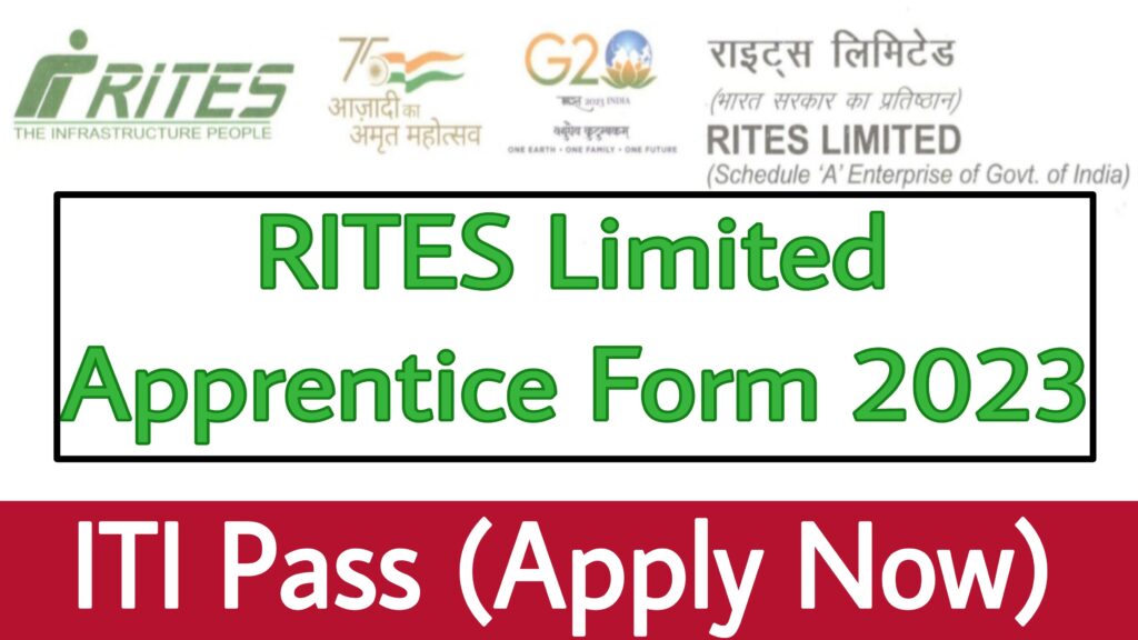 RITES Limited Apprentice Form 2023